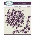 Timeless Florals 7x7 inch Stencil