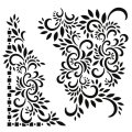 Henna Petals 7x7 inch Stencil