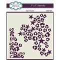 Star Flower 7x7 inch Stencil