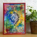 Henna Petals 7x7 inch Stencil