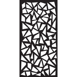 Broken Glass DL Stencil