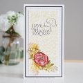 Sue Wilson Slimline Stencil - Floral Swirl