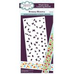 Creative Expressions Washi Strip Layering Stencil 4x8 Inches - Breezy Blooms