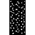Creative Expressions Washi Strip Layering Stencil 4x8 Inches - Breezy Blooms