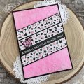 Creative Expressions Washi Strip Layering Stencil 4x8 Inches - Ditsy Print