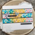 Creative Expressions Washi Strip Layering Stencil 4x8 Inches - Ditsy Print