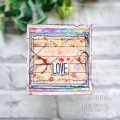 Creative Expressions Washi Strip Layering Stencil 4x8 Inches - Ditsy Print