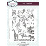 Creative Expressions A5 Clear Stamp Set - African Animals