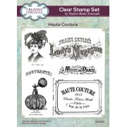 Creative Expressions Taylor Made Journals - 6x8in Clear Stamp Set - Haute Couture
