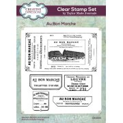 Creative Expressions Taylor Made Journals - 6x8in Clear Stamp Set - Au Bon Marche