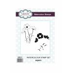 Creative Expressions Stamp Set - Poppy Watercolour