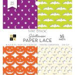 DCWV 6x6 Mat Stack -  Halloween Paper Lace
