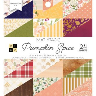 DCWV 6x6 Mat Stack - Pumpkin Spice