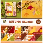 DCWV 12x12 Premium Cardstock Stack - Autumn Delight