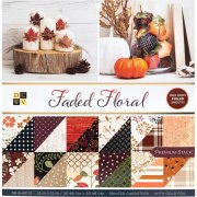 DCWV 12x12 Premium Cardstock Stack - Faded Floral