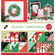 DCWV 12x12 Premium Cardstock Stack - Classic Christmas