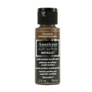 DecoArt Americana Multi-Surface Metallic Paint - Chocolate