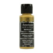 DecoArt Americana Multi-Surface Metallic Paint - Gold