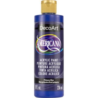 DecoArt Americana Acrylic Paint 8oz - Primary Blue