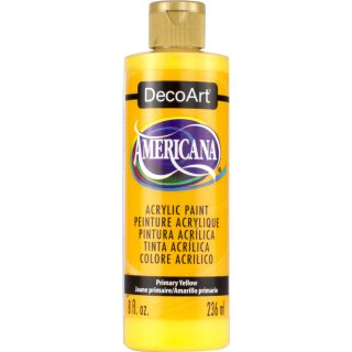 DecoArt Americana Acrylic Paint 8oz - Primary Yellow
