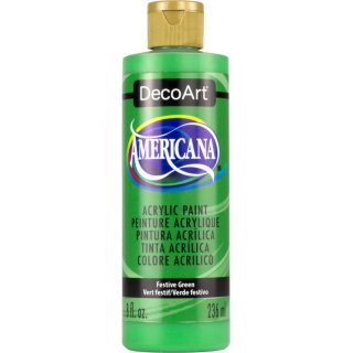 DecoArt Americana Acrylic Paint 8oz - Festive Green