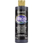 DecoArt Americana Acrylic Paint 8oz - Lamp (Ebony) Black