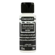 DecoArt Americana Multi-Surface Satin Acrylic Paint - Cotton Ball