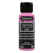 DecoArt Americana Multi-Surface Satin Acrylic Paint - Flamingo
