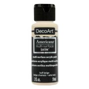 DecoArt Americana Multi-Surface Satin Acrylic Paint - Buff Beige