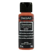 DecoArt Americana Multi-Surface Satin Acrylic Paint - Paprika
