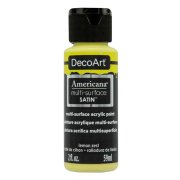 DecoArt Americana Multi-Surface Satin Acrylic Paint - Lemon Zest