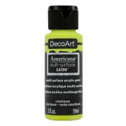 DecoArt Americana Multi-Surface Satin Acrylic Paint - Chartreuse