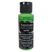 DecoArt Americana Multi-Surface Satin Acrylic Paint - Apple Green 