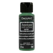 DecoArt Americana Multi-Surface Satin Acrylic Paint - Green Beret