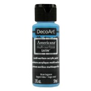 DecoArt Americana Multi-Surface Satin Acrylic Paint - Blue Lagoon