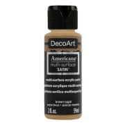 DecoArt Americana Multi-Surface Satin Acrylic Paint - Brown Sugar