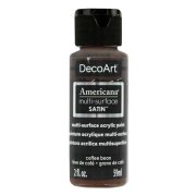 DecoArt Americana Multi-Surface Satin Acrylic Paint - Coffee Bean