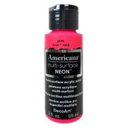 DecoArt Americana Multi-Surface Acrylic Paint - Neon Pink