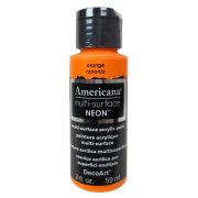 DecoArt Americana Multi-Surface Acrylic Paint - Neon Orange