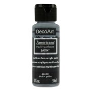 DecoArt Americana Multi-Surface Satin Acrylic Paint - Pewter 