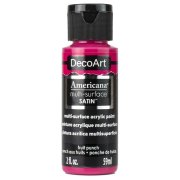DecoArt Americana Multi-Surface Satin Acrylic Paint - Fruit Punch