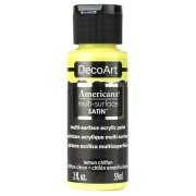 DecoArt Americana Multi-Surface Satin Acrylic Paint - Lemon Chiffon