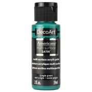 DecoArt Americana Multi-Surface Satin Acrylic Paint - Jungle Green