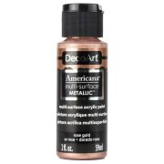 DecoArt Americana Multi-Surface Metallic Paint - Rose Gold