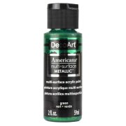 DecoArt Americana Multi-Surface Metallic Paint - Green