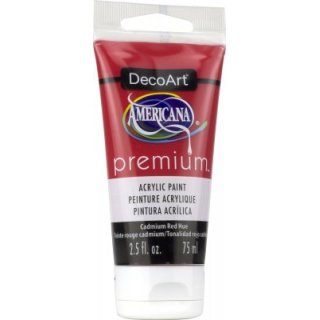DecoArt Americana Premium Acrylic Paint - Cadmium Red Hue