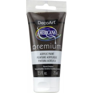 DecoArt Americana Premium Acrylic Paint - Burnt Umber