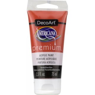 DecoArt Americana Premium Acrylic Paint - Vermillion Hue