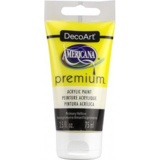 DecoArt Americana Premium Acrylic Paint - Primary Yellow