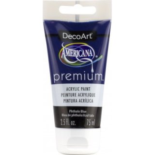 DecoArt Americana Premium Acrylic Paint - Phthalo Blue